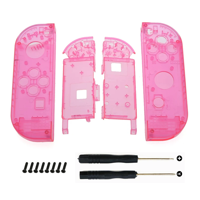 JCD прозрачный пластиковый корпус чехол для контроллера Nintendo Switch Joy Con ДЛЯ NS NX JoyCon