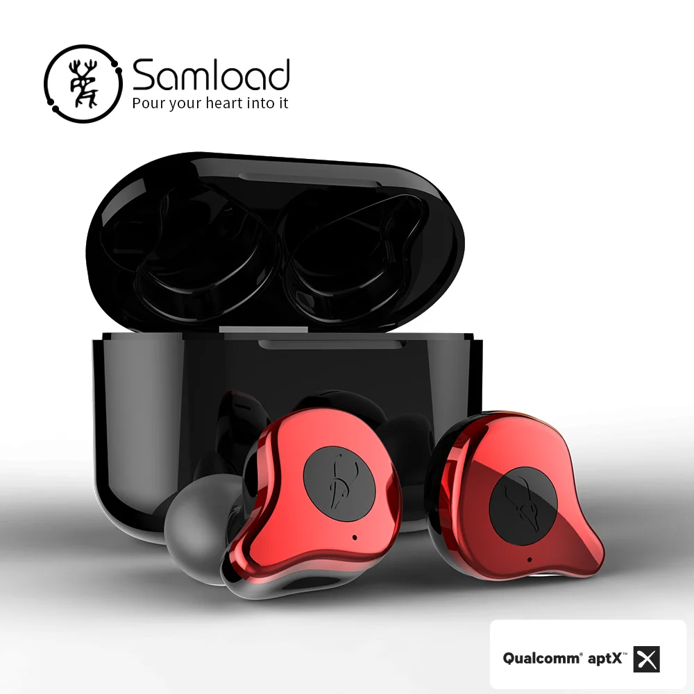 image show Настоящие Беспроводные наушники с глубоким басом, наушники Bluetooth 5,0, наушники с поддержкой Apt-x, наушники с CVC, шумоочистка для iOS Android - Цвет: image show