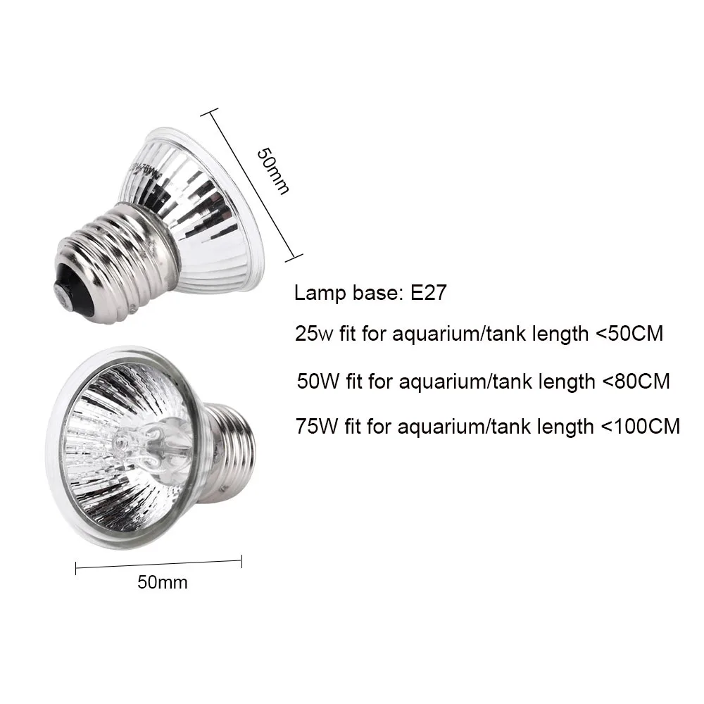 UVA+UVB 3.0 110V/220V Reptile Lamp Bulb Turtle Basking UV Light Bulbs Heating Amphibians Lizards Temperature Controller | Дом и сад