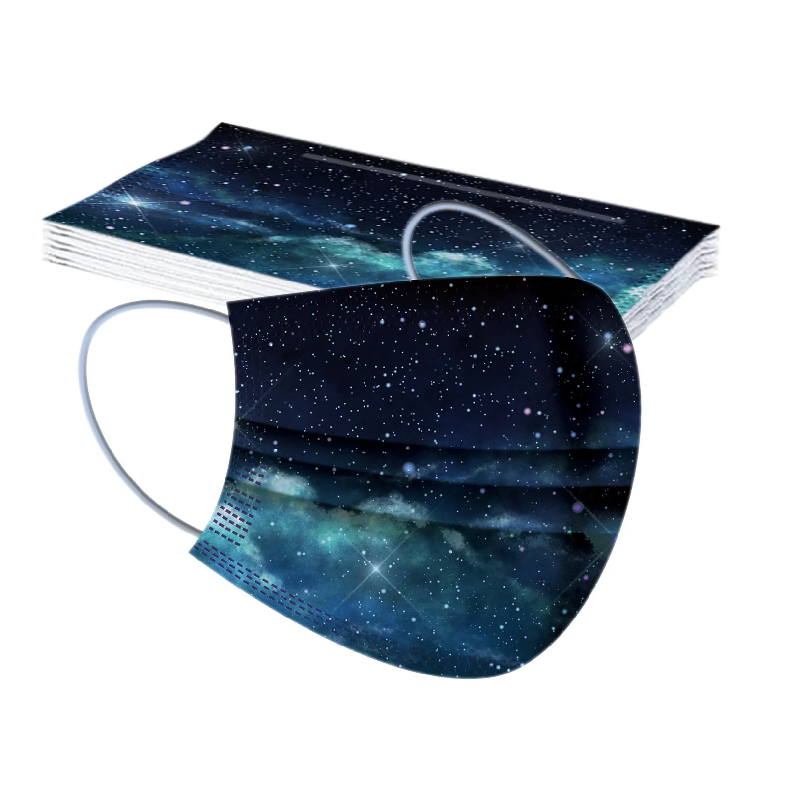 

10PC Child Kids Mask Disposable Face Mask Industrial 3Ply Ear Loop Mask Kids Halloween Cosplay Masque Mascaras homme