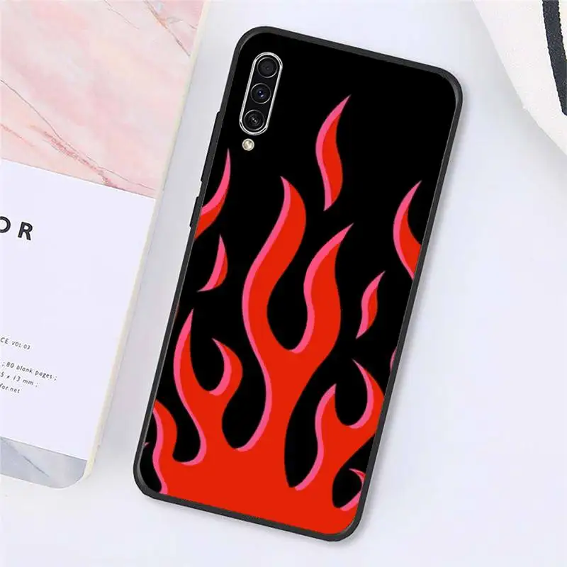 

Fire Flame Artistic personality Phone Case For Samsung galaxy S 9 10 20 A 10 21 30 31 40 50 51 71 s note 20 j 4 2018 plus