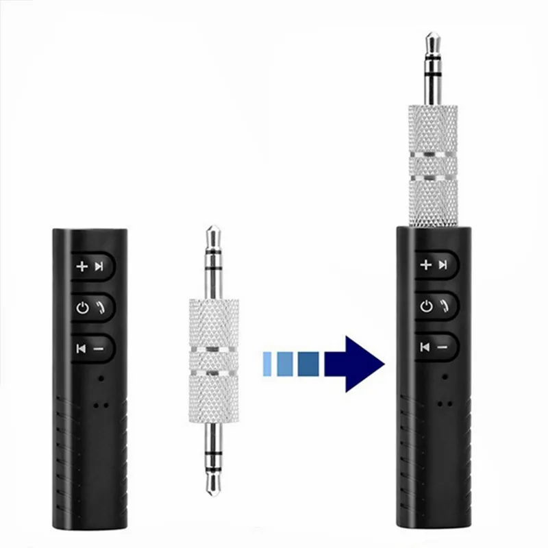 Мини 3 5 мм Jack Bluetooth свободные руки для автомобиля Музыка Аудио приемник адаптер