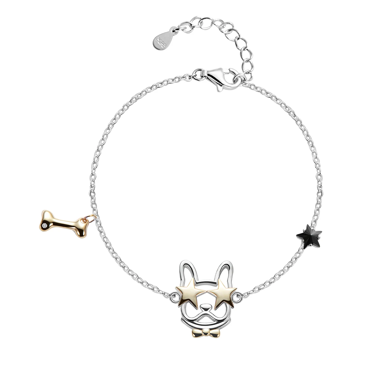 

ZEMIOR 925 Sterling Silver Bracelet For Women Luxury Austria Crystal Bracelets Animal Doggy Sporty Fine Jewelry Free Shipping