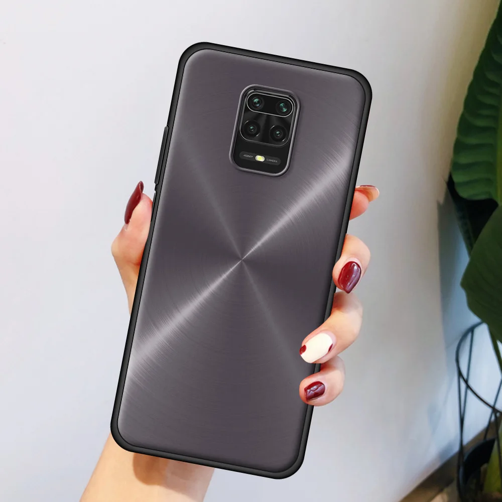 

Brushed Metal Picture Luxury Soft Phone Accessories Cover for Redimi Note 9 9S 8 8T 7 Pro 9A 9C K40 Note 10 Plus MAX Case Shell