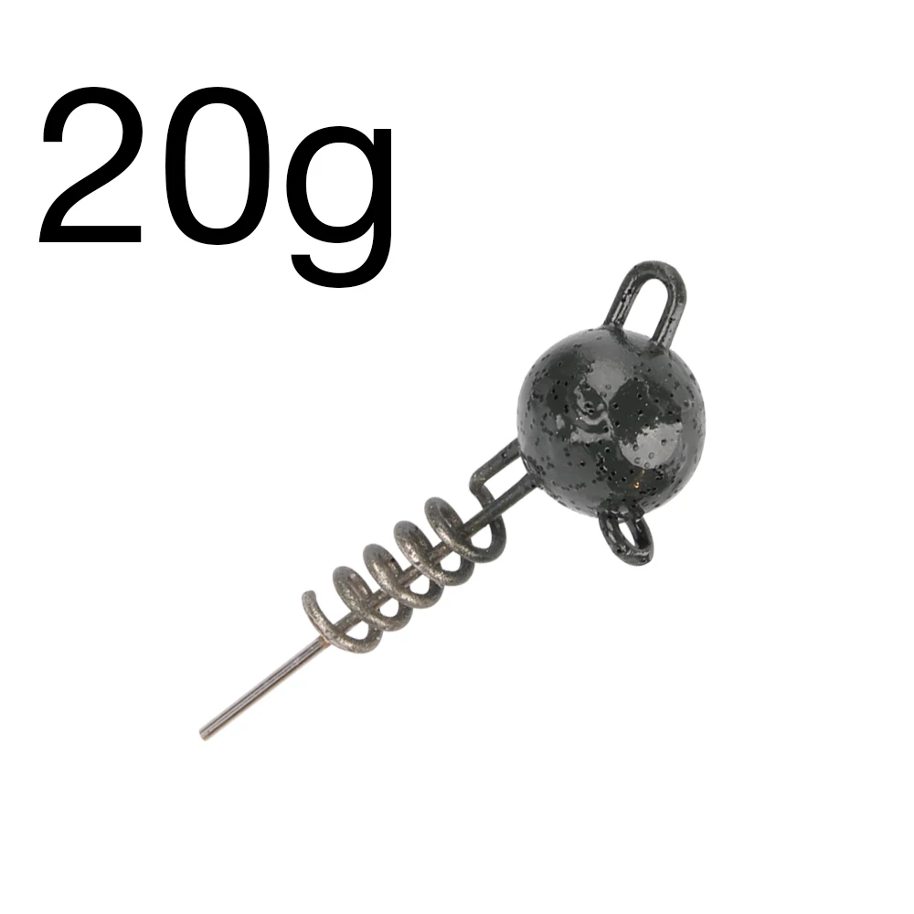 2pcs 20g Палисандр Flexhead Щука свинцовая головка рыболовные грузила винтовые грузики 7 г 10 г 15 г 20 г 25 г 30 г 50 г Лобзики грузила рыболовные аксессуары - Цвет: 2pcs 20g
