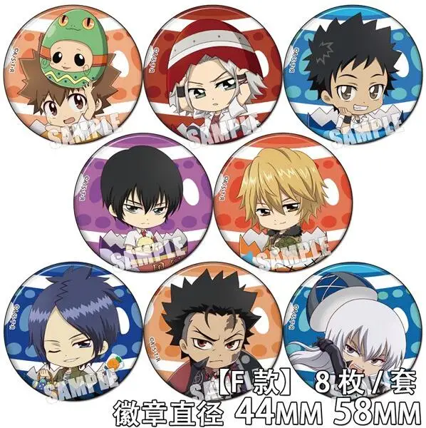Anime HITMAN REBORN! Figure 5590 Badge Round Brooch Pin Gifts Kids Collection Toy | Игрушки и хобби