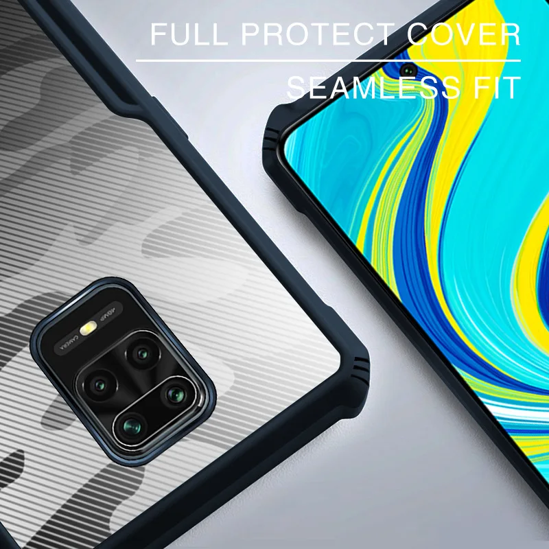 Чехол в виде жука из камуфляжной серии для Xiaomi Redmi Note 9s акриловый чехол