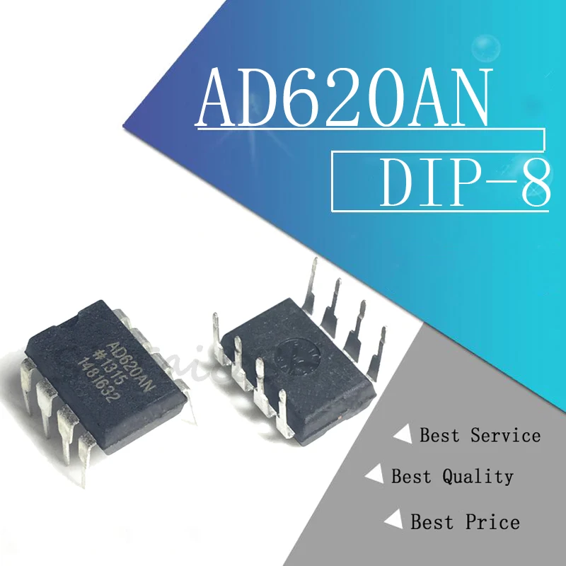 1 шт. AD620 AD620AN AD620ANZ DIP 8 усилитель малой мощности|Интегральные схемы| |