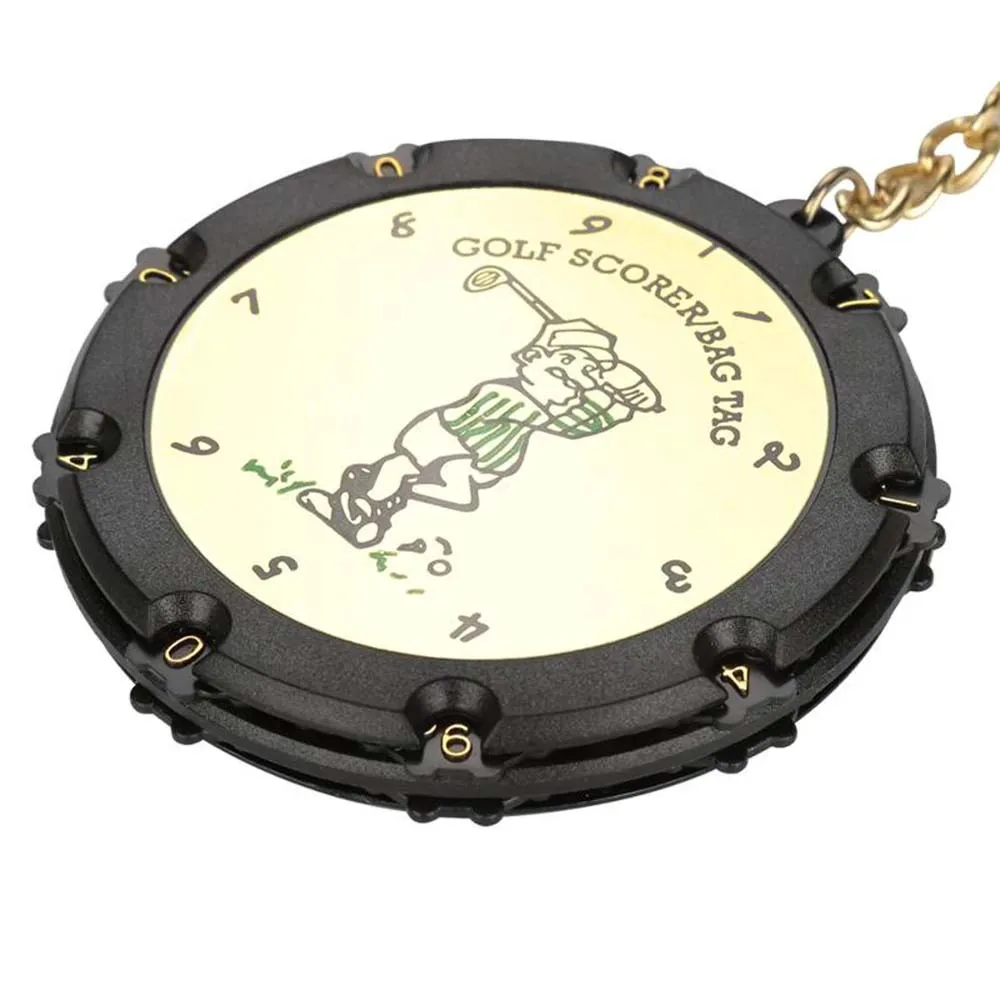 

Portable Golf Counter Double Sides 18 Hole Golf Stroke Putt Shot Score Counter with Key Chain For Outdoor Golf Excerise Training