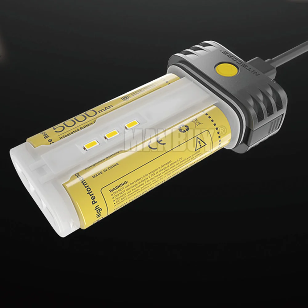 구매 Nitecore LR60 높은 CRI 9LED 캠핑 랜턴 및 보조베터리 및 배터리 충전기 2x18650 충전식 배터리