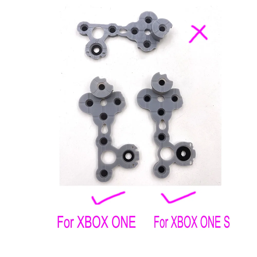 Серый кремниевый проводящий резиновый кнопка для Xbox One S контроллер D Pad|buttons