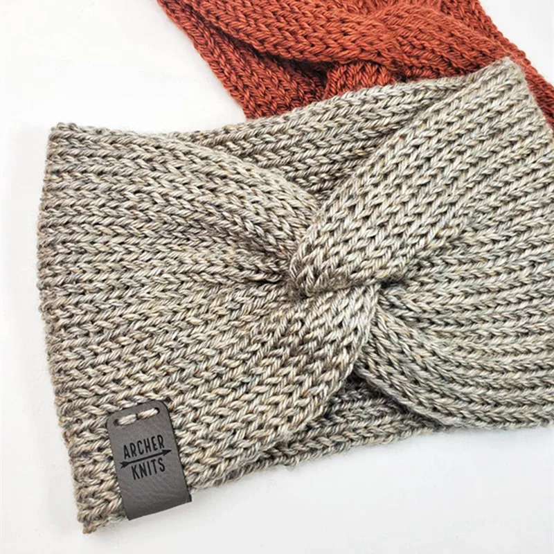 ????? 40個カスタマイズ手作りラベルknitttingかぎ針アイテム縫うレザー製品タグとブランドロゴ衣類毛布ラベル
