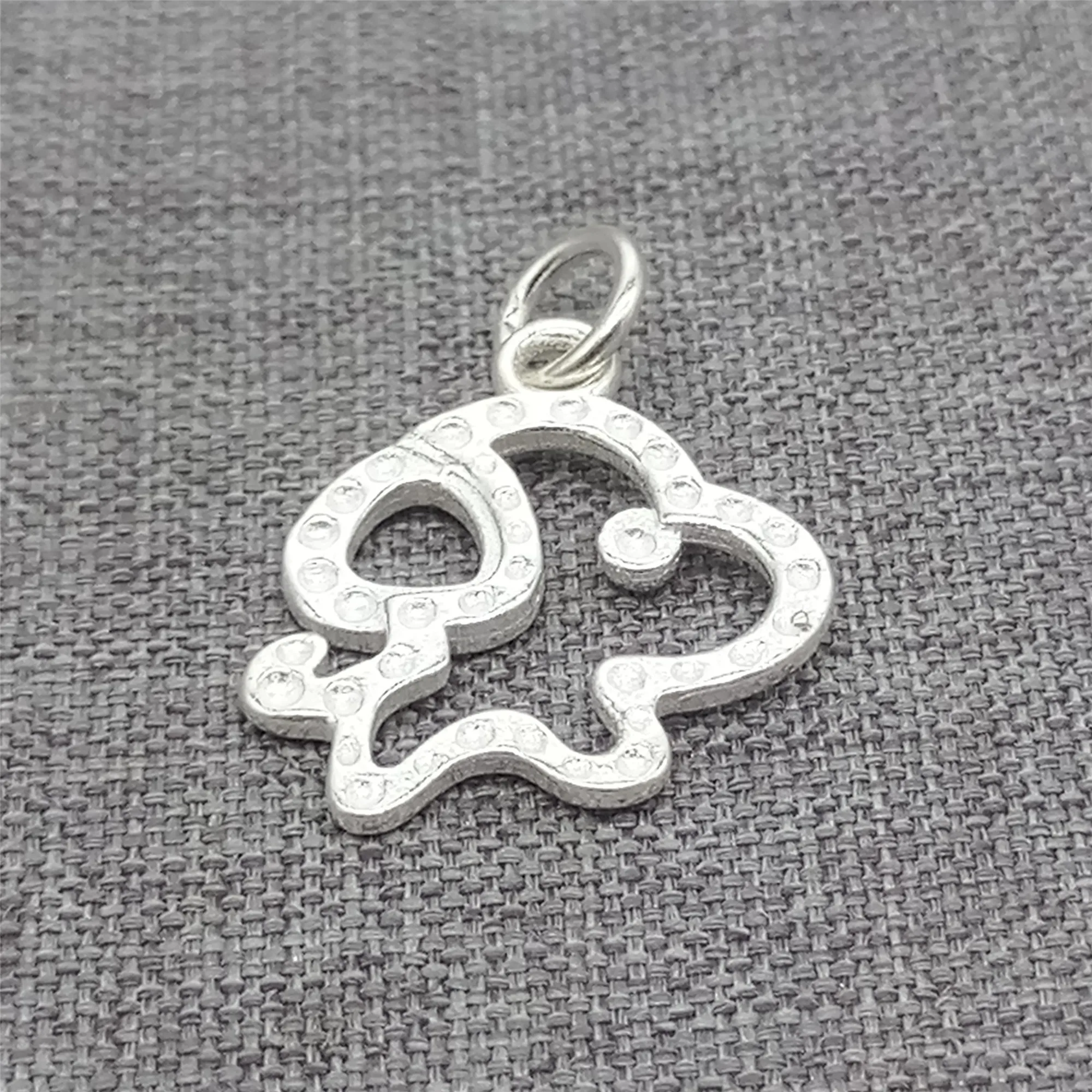 

925 Sterling Silver Dog Charm Puppy Charms for Bracelet Necklace
