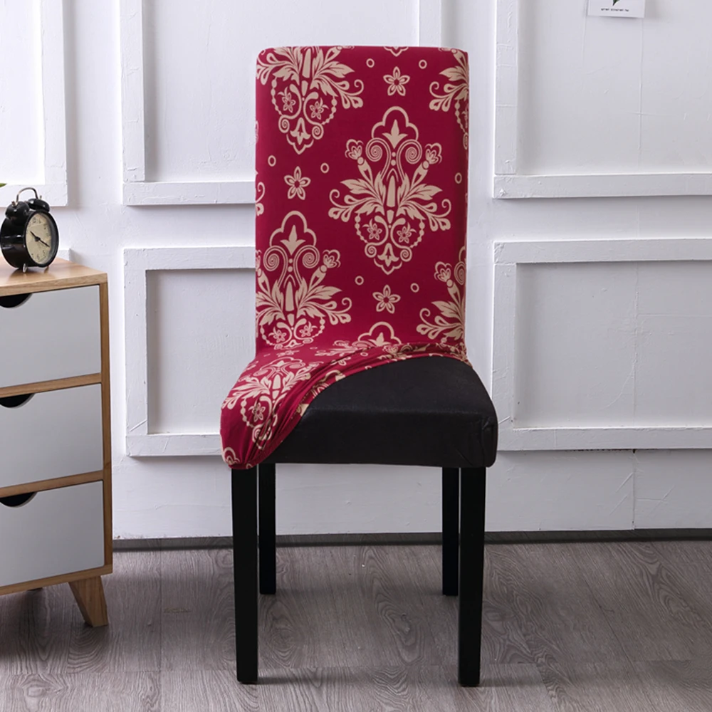 Чехлы на кресла стрейч из спандекса с принтом большие эластичные чехлы стулья