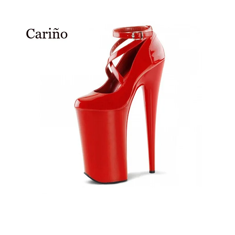 

Туфли-лодочки женские из лакированной кожи, на высоком каблуке 15/20 см, 34-43