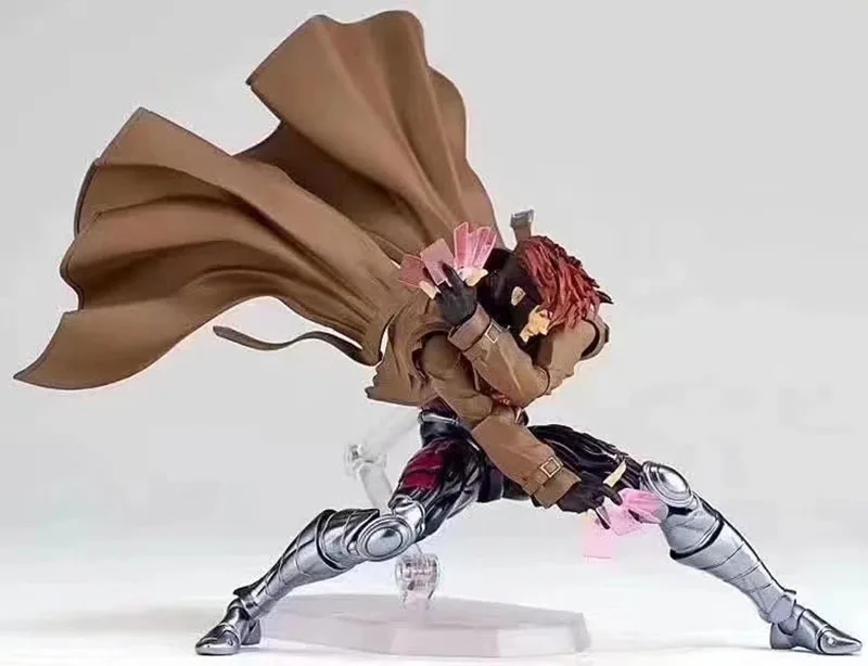 20cm Yamaguchi Revoltech GAMBIT X-MEN NO.012 Figurines PVC Action Figure Collectible Toys Gifts | Figures