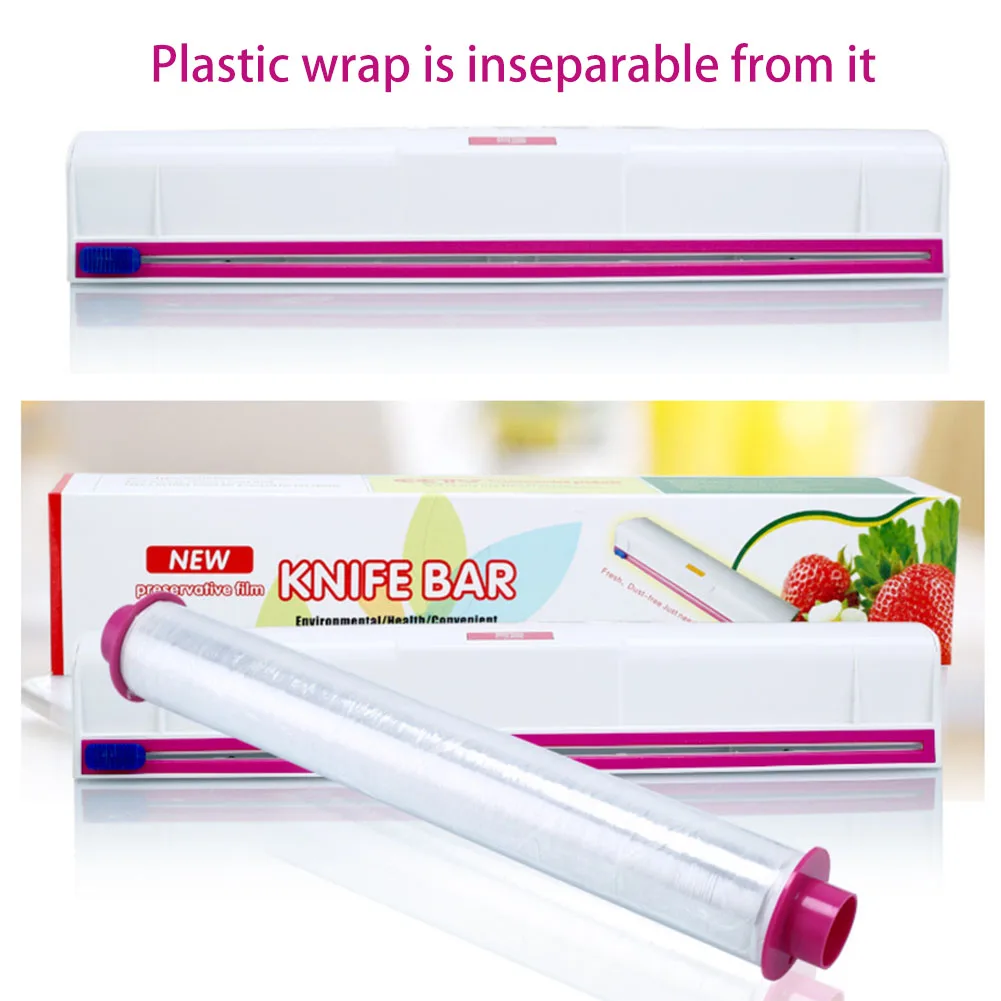 Фруктовая пищевая пленка для продуктов Диспенсер пластиковая обертка резак