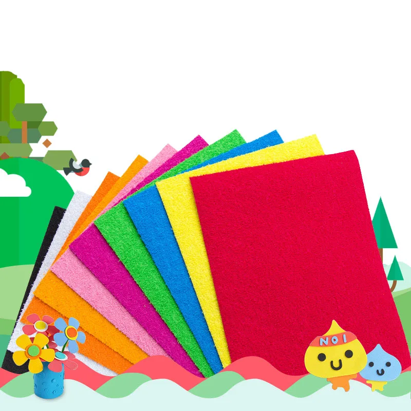 20x30 2mm Colorful Towel Eva Foam Plush Sponge Paper Sheet Scrapbooking Crafts Kindergarten Handicraft Diy Toy For Kids Gift | Игрушки и