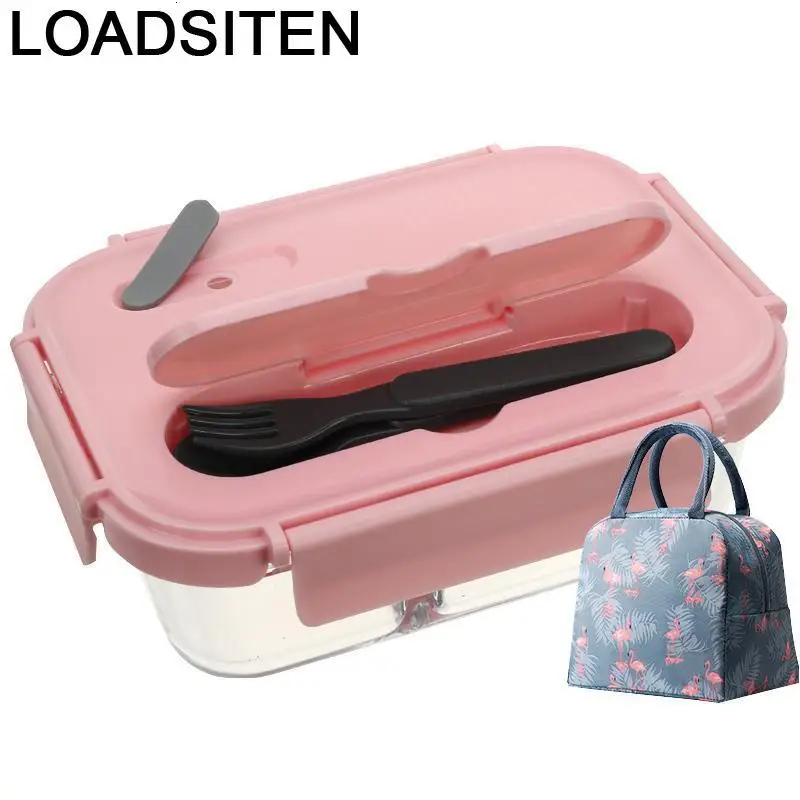 Посуда салат фруктовый суп детский контейнер для еды лапша Ланчбокс стеклянная