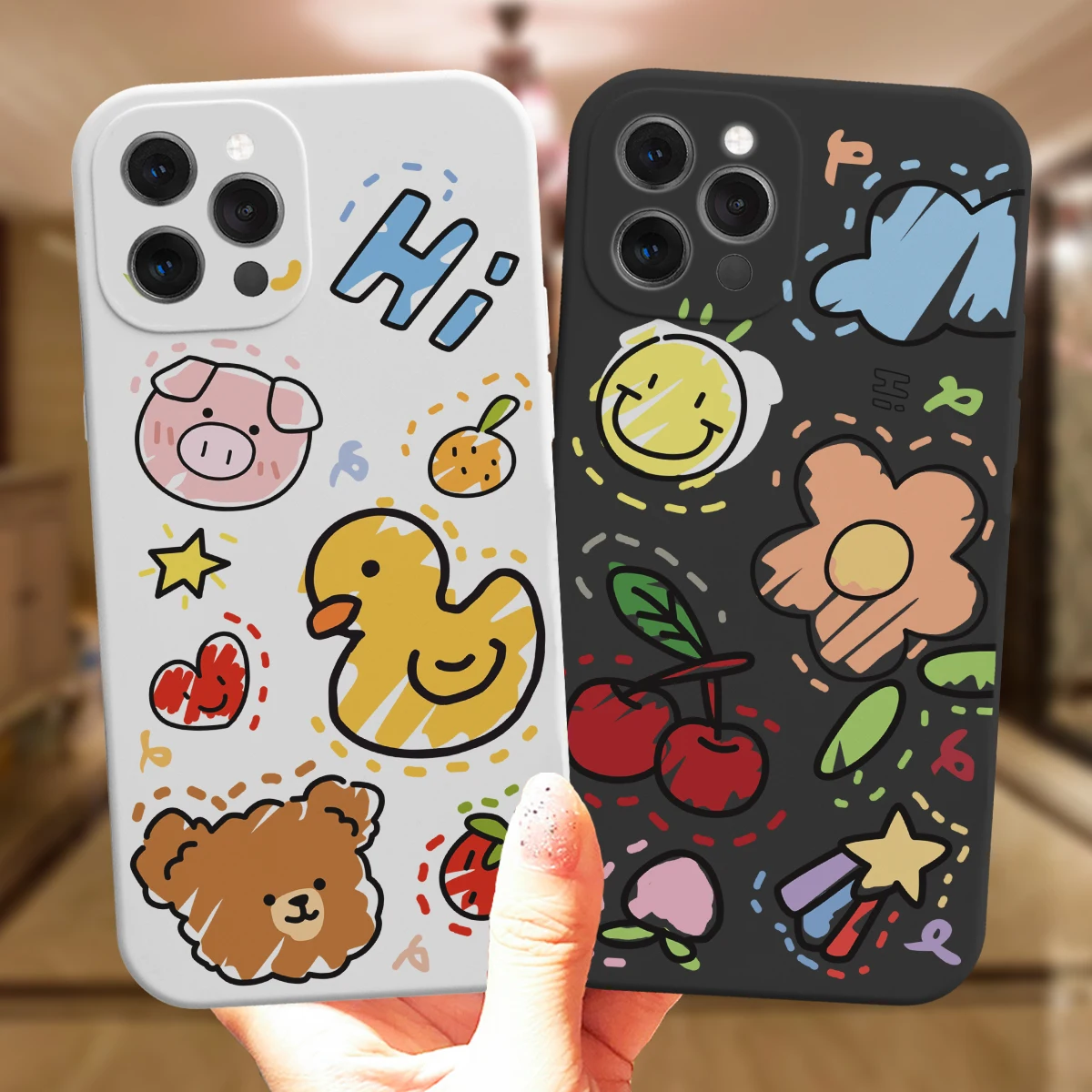 Модный Роскошный чехол для телефона с изображением граффити для iPhone 11, 12 Pro, XS Max, XR, X, 7, 8 Plus, SE 2020, милый чехол конфетного цвета, мягкий силиконовый чехол