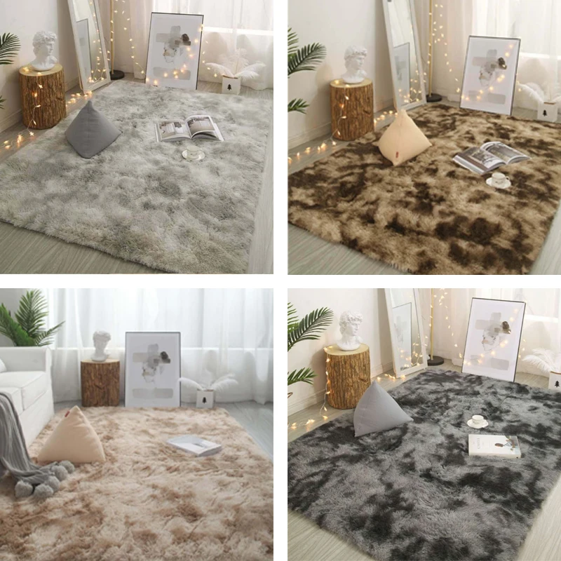 soft carpet for living room fluffy plush rug bedroom decoration floor mat window bedside home decor rugs buy carpet get stickers free global shipping