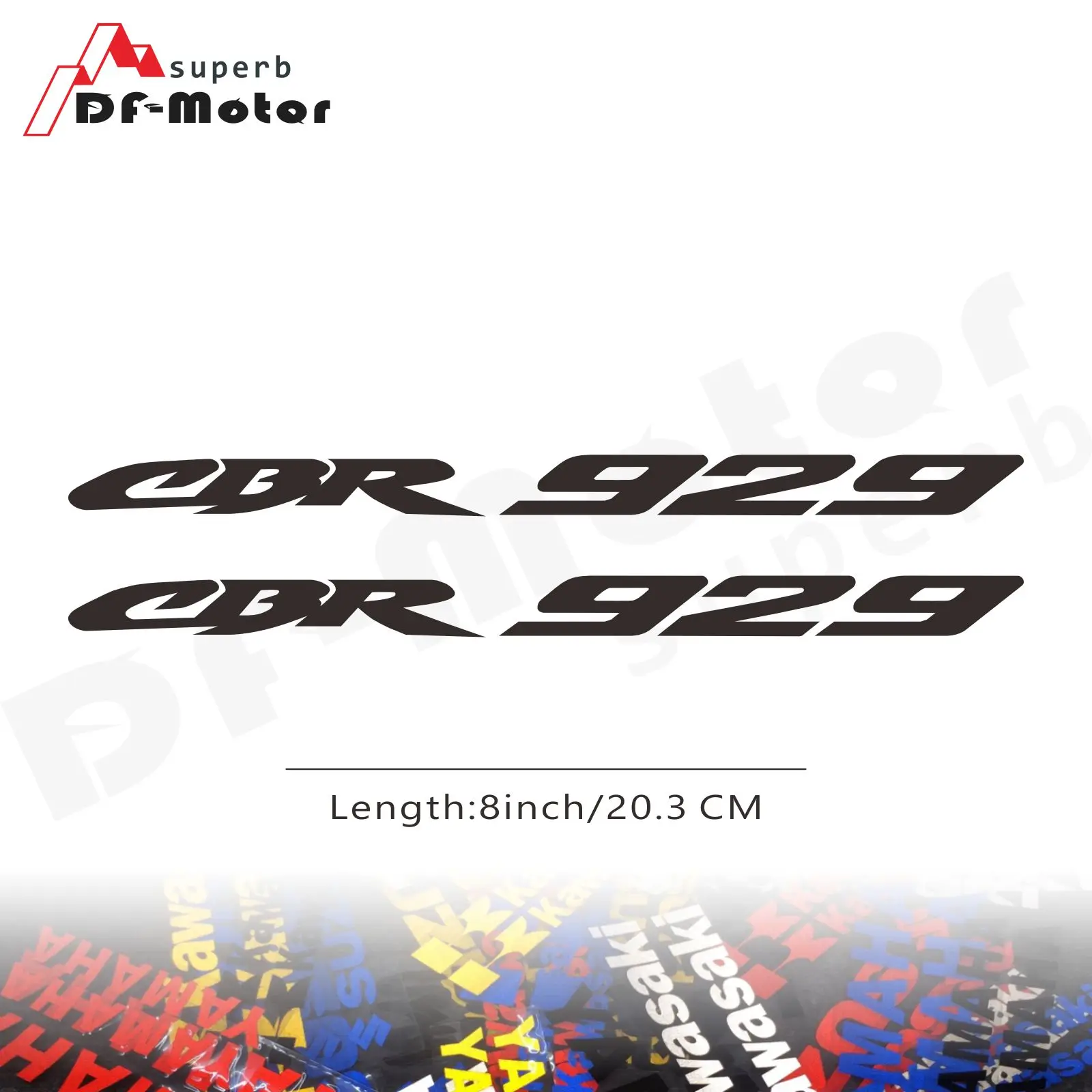 Светоотражающая наклейка 8 дюймов на мотоцикл автомобиль колеса шлем с