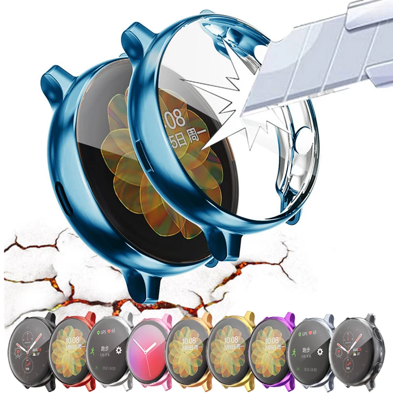 Чехол с полным покрытием защитный чехол из ТПУ для Samsung Galaxy Watch Active 2 44 мм