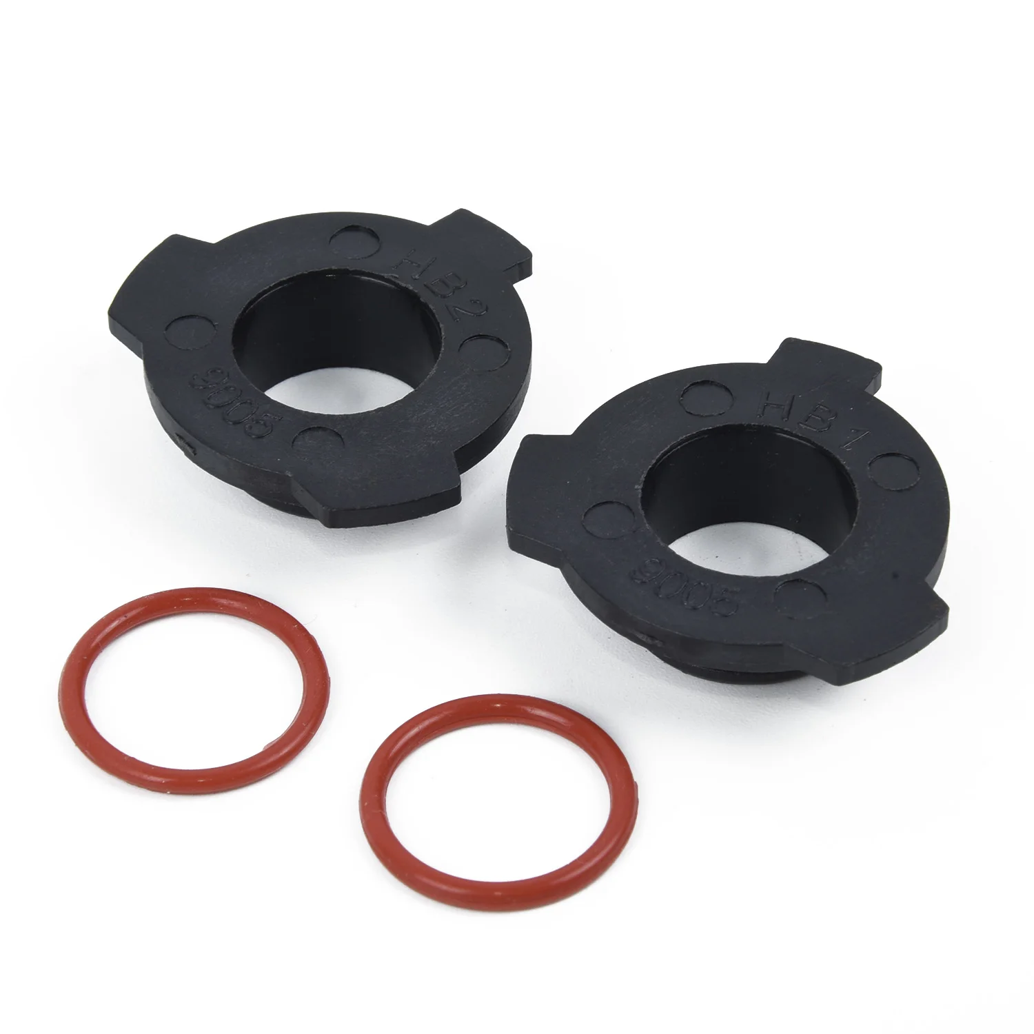 

Black Headlight Accessory Socket Bulb Retainer Holder 2pcs/set 9005 LED ABS New 2018