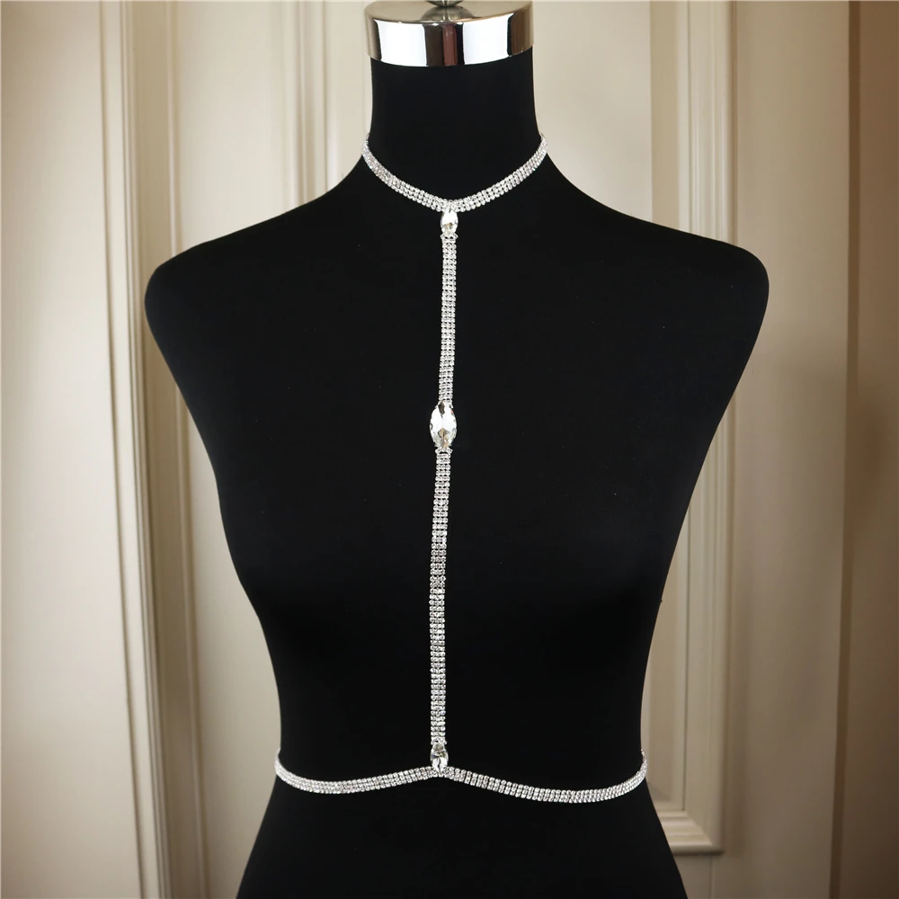 Женский бюстгальтер в стиле бохо с цепочкой на грудь | Украшения и аксессуары