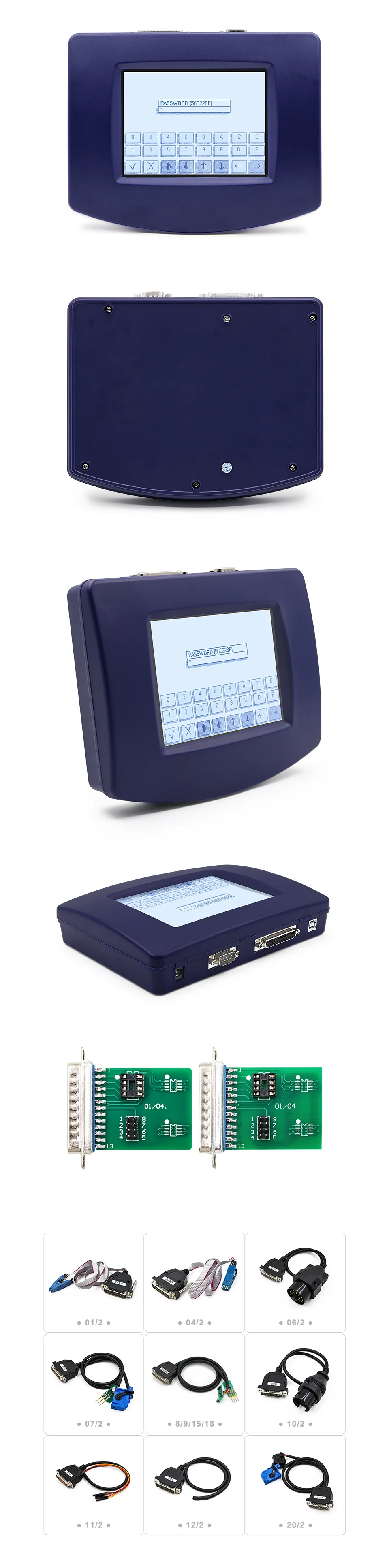 Digiprog 3 полный набор с V4.94 OBD ST01 ST04 DIGIPROG III одометр Отрегулируйте программист Digiprog3 Пробег Правильный Инструмент