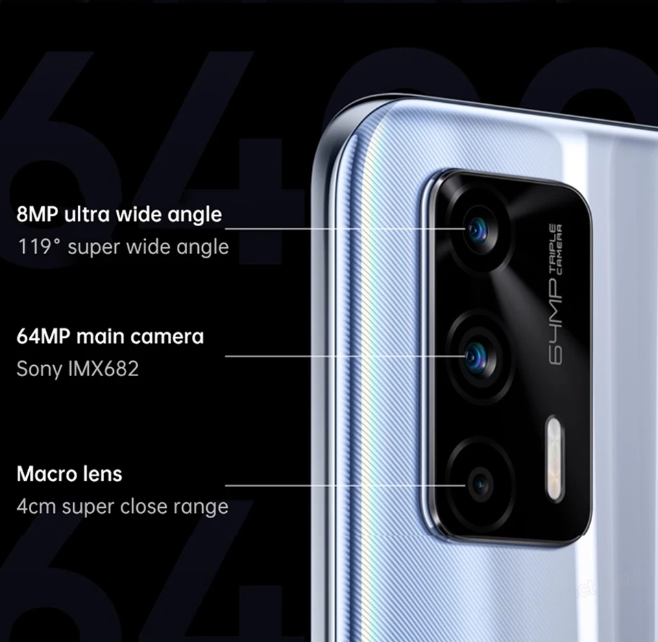 realme gt 5g smart phone snapdragon 888 nfc android 11 120hz 6 43 super amoled screen 3d glass body 4500mah 65w super charge free global shipping