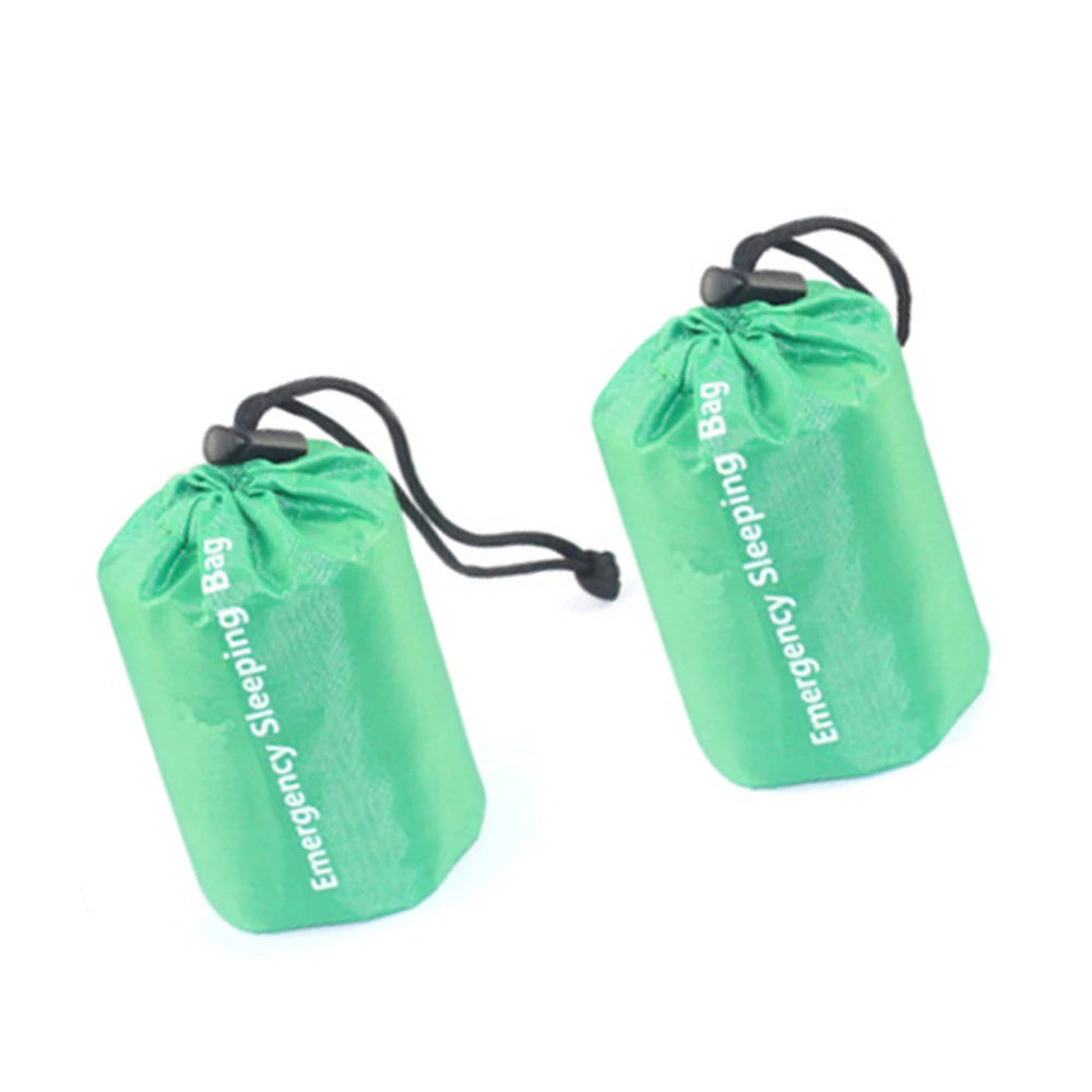 

2x Emergency Sleeping Bag Thermal Waterproof Camping Survival Camping Hiking
