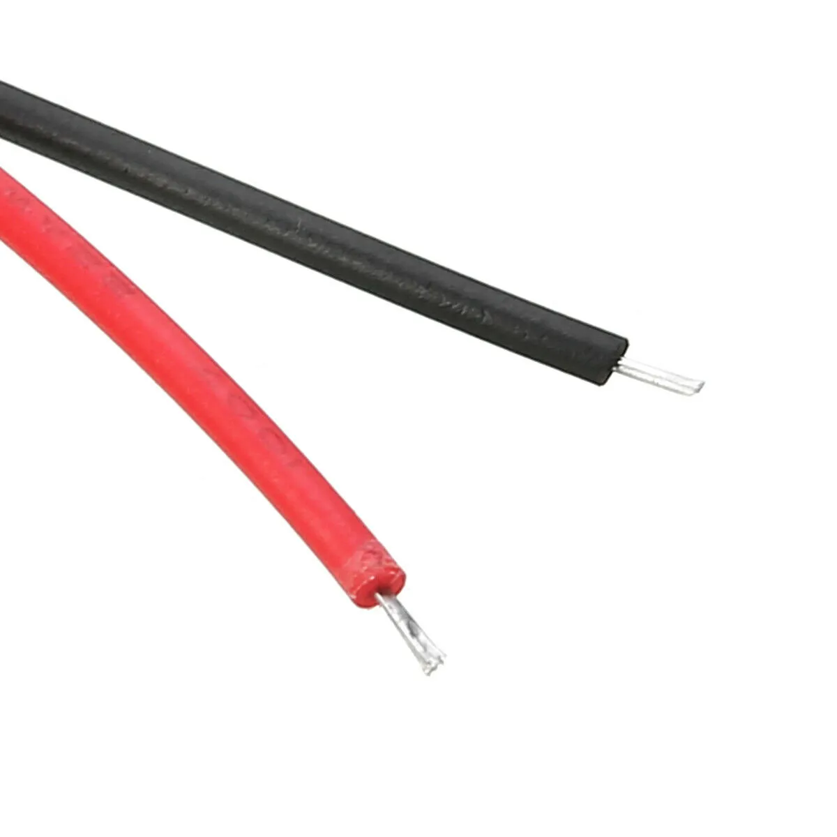 

100Pc Connector 10cm Wire JST 22 AWG 2Pin Electrical For Battery LED Lights