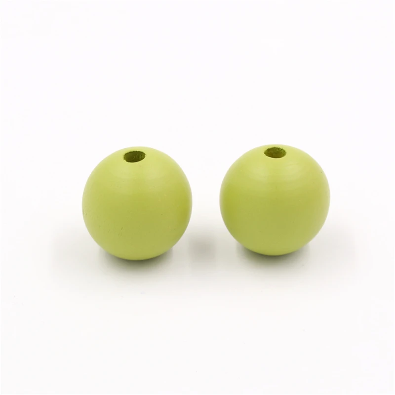 Разноцветные Круглые бусины с двумя отверстиями 15 шт. 20 мм оптовая продажа