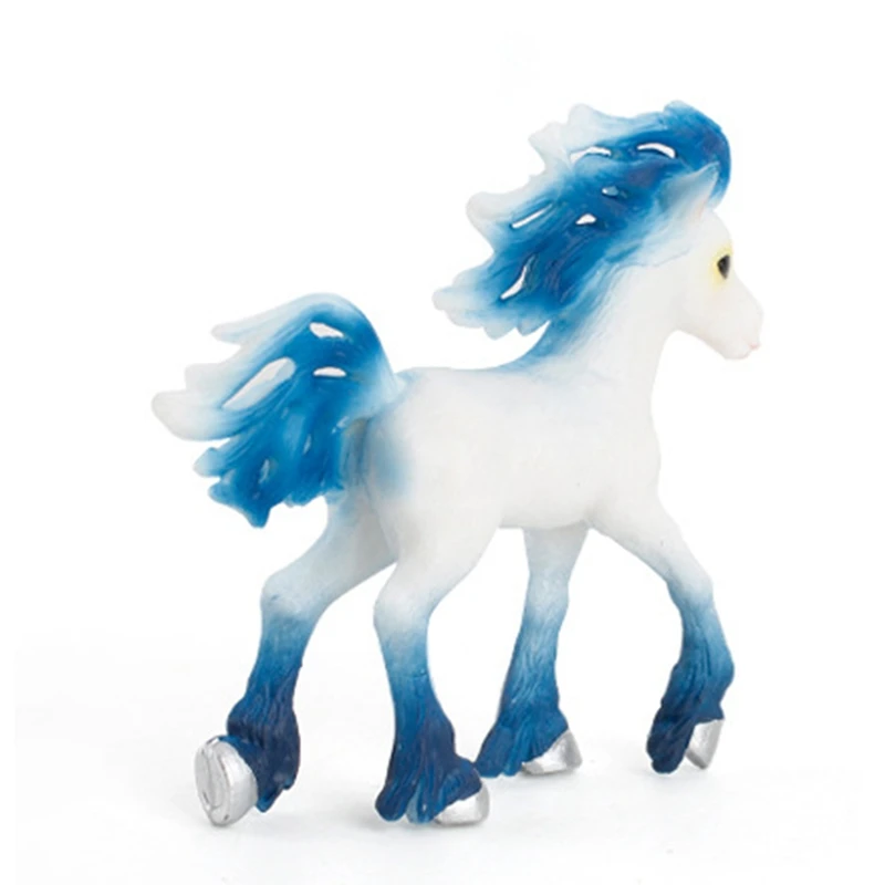 

Unicorn Doll Toy Simulation Mini Animal Model Unicorn Horse Figure Model Wild Figures Kids Toys Figurine