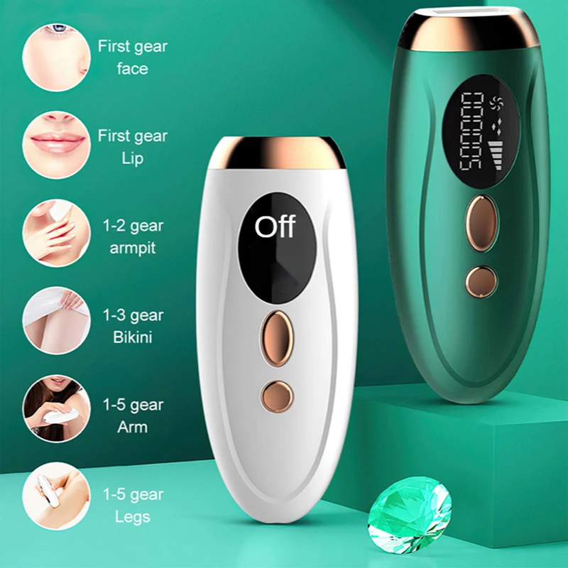 

Hair Removal Professional Permanent Laser Epilator For Women 900000 Flash LED Display Bikini IPL Laser Hair Removal Machine