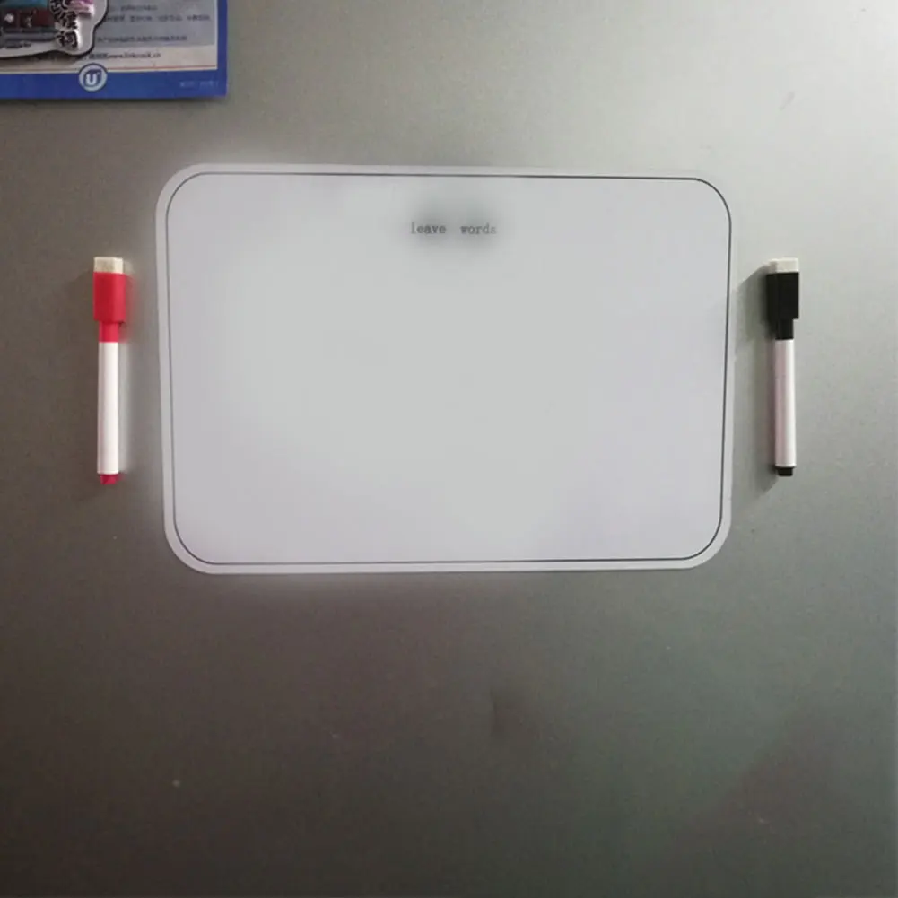 

Leave Messages Refrigerator Memo Pad Write Plans Durable Portable Practice Writing Soft Magnetic Message Board Whiteboard