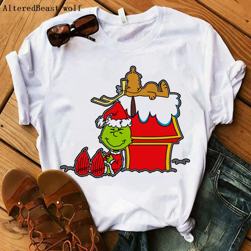 as picture Drink Up Grinches новогодние майки для женщин, подарок, слоган, красные, модные, гранж, вечерние, стильные, эстетические, Забавные футболки, цитата, готика, футболки - Цвет: as picture