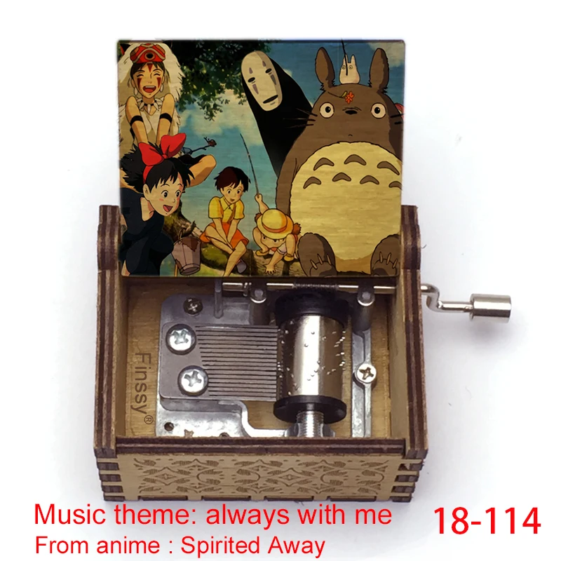 Уникальная деревянная музыкальная шкатулка с рисунком всегда со мной