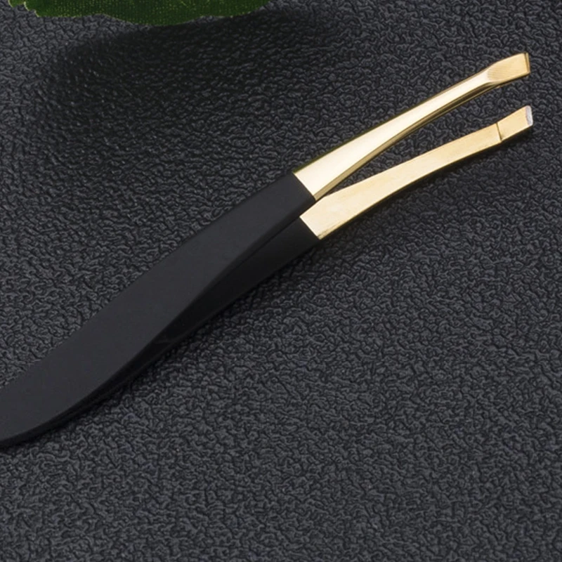 

2/5 Pcs Professional Stainless Steel Hair Removal False Eyelashes Eyebrow Tweezers Clip Gold Women Beauty Makeup Tools