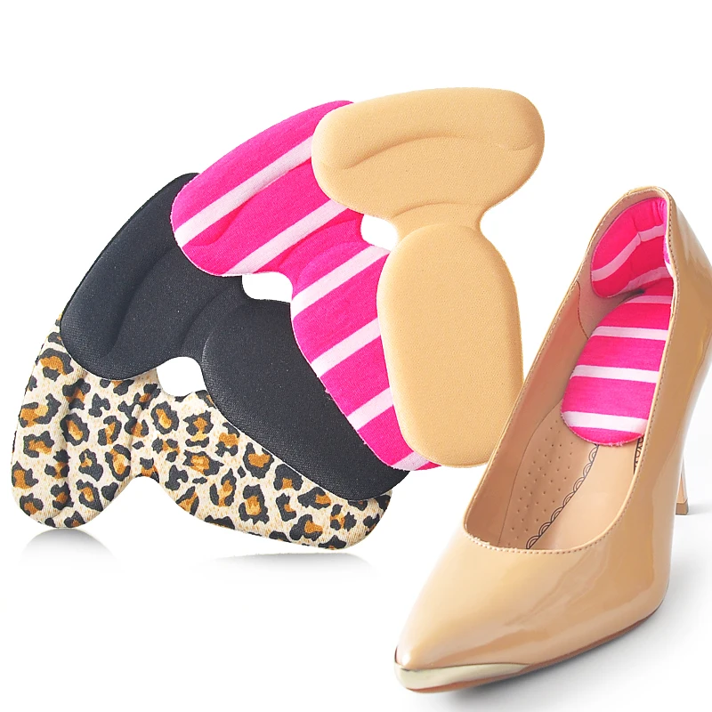 Туфли на высоком каблуке разноцветные стельки из пены с эффектом памяти гелевые