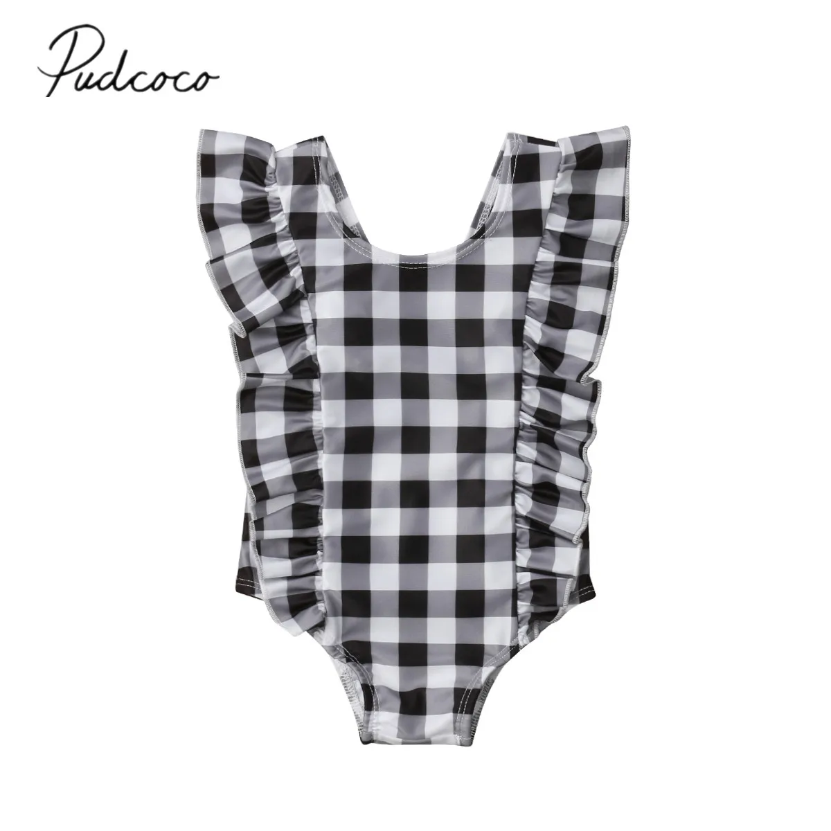 Купальный костюм для новорожденных девочек 0 24 мес. цельнокроеный купальный с