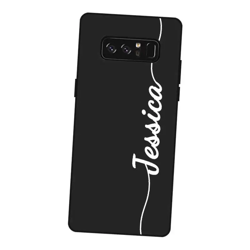 Черный мягкий силиконовый чехол из ТПУ для samsung Galaxy Note 3 4 5 8 9 10 Plus M10 M20 M30 Grand Prime