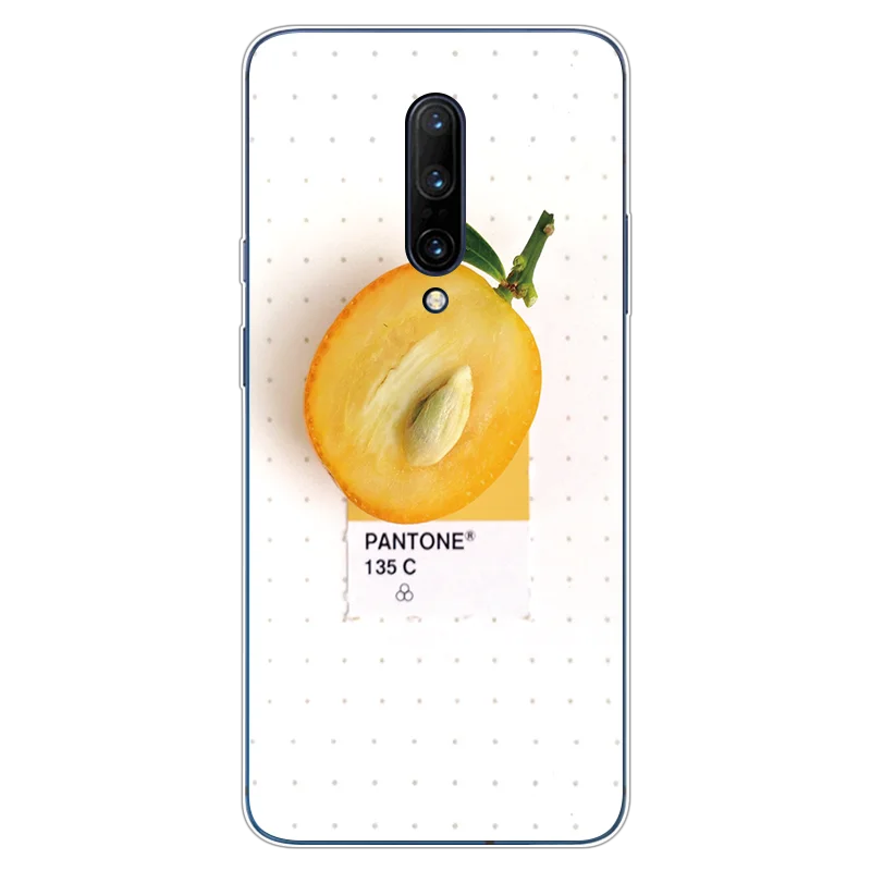 Прозрачный волнистый персиковый чехол для телефона Oneplus 8 7T 7 Pro 6 6T 5 5T 3 Мягкий ТПУ