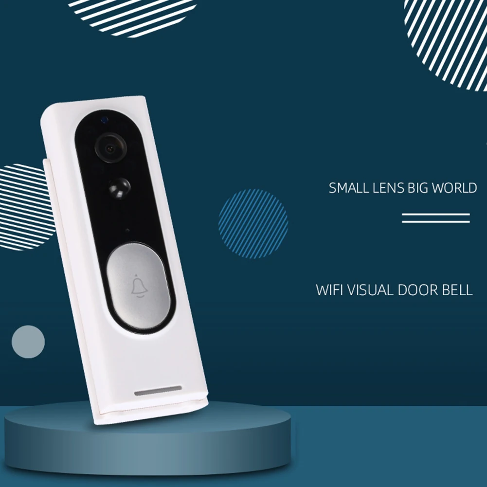 M13 Security Remote Monitoring Alarm Smart Anti-theft Visible Easy Install ABS Wireless Doorbell Video WIFI Two-way Intercom |