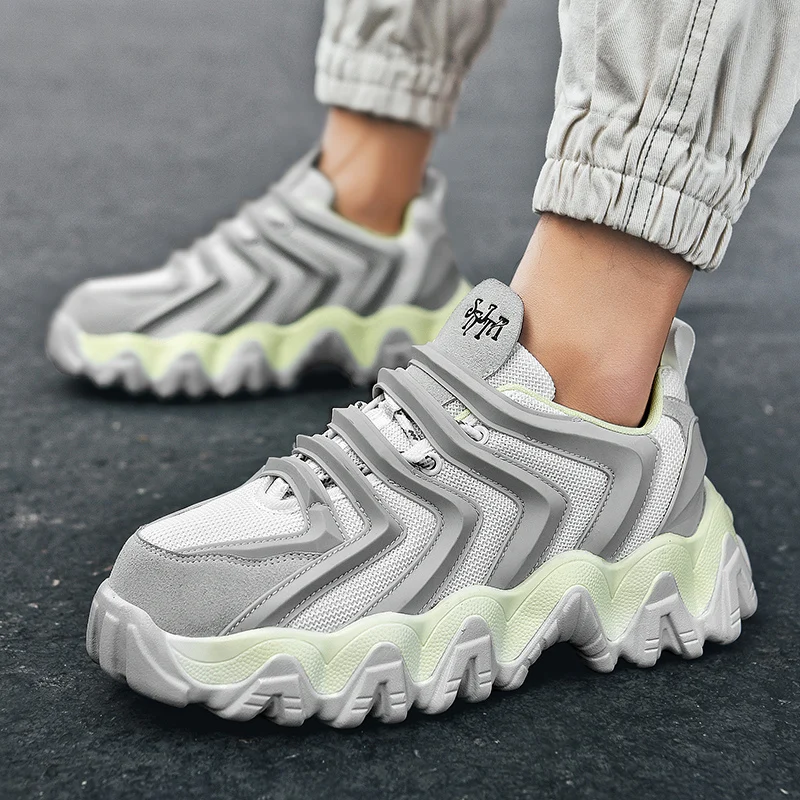 

Men Running Shoes Cushion Sneakers Breathable Outdoor Walking Sport Shoes For Male Lace-up Casual Shoes women Men Footwear
