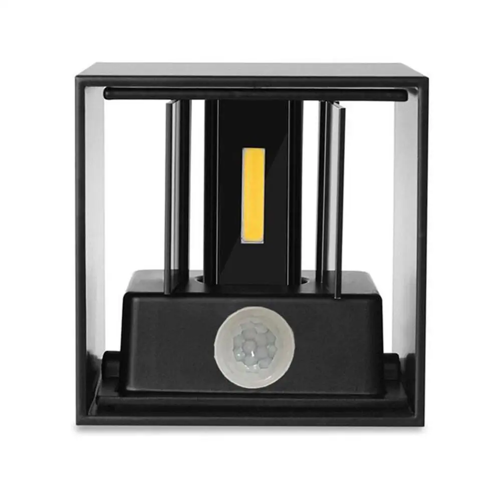 Датчик движения и светильник настенный современный ночник простой в установке