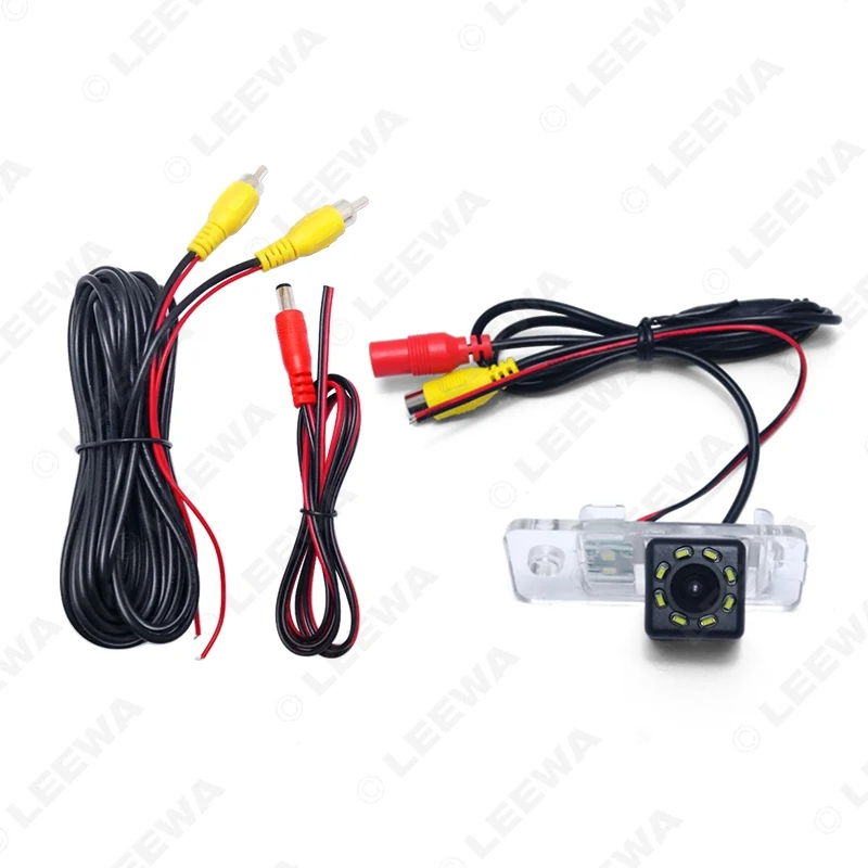 LEEWA HD специальная автомобильная камера заднего вида AHD с 4 светодиодами/8