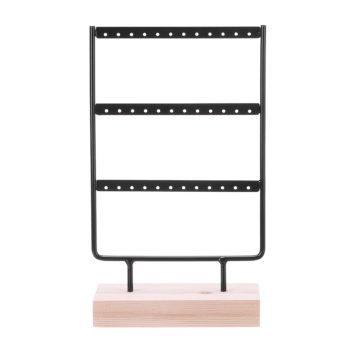 Деревянный органайзер для сережек 36/57/69 отверстий подставка дисплея