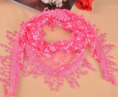 

Новинка 2020, Лидер продаж, женская модная треугольная шаль с запахом, кружевной прозрачный однотонный цветочный шарф, шарфы США